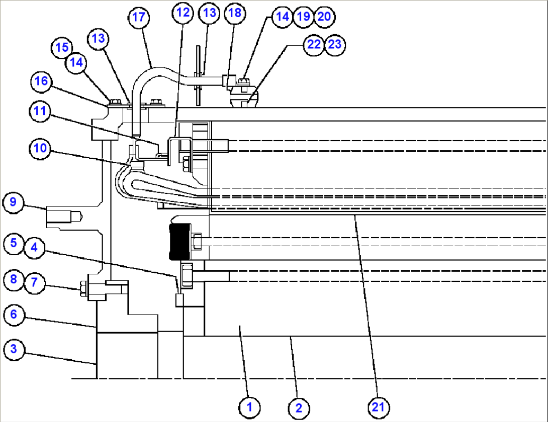 ALTERNATOR - ENGINE MOUNT END