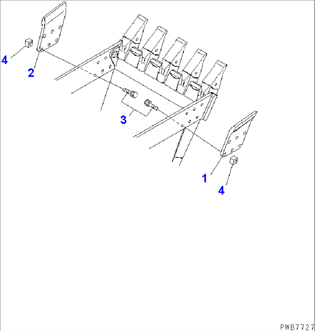 SIDE CUTTER (FOR BACKHOE BUCKET)