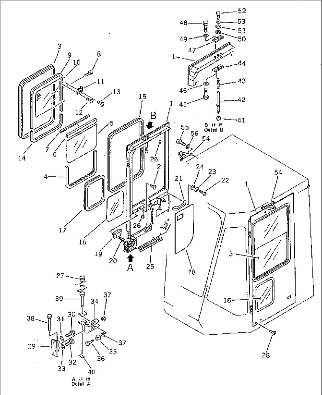 ROPS CAB (DOOR) (6/8)