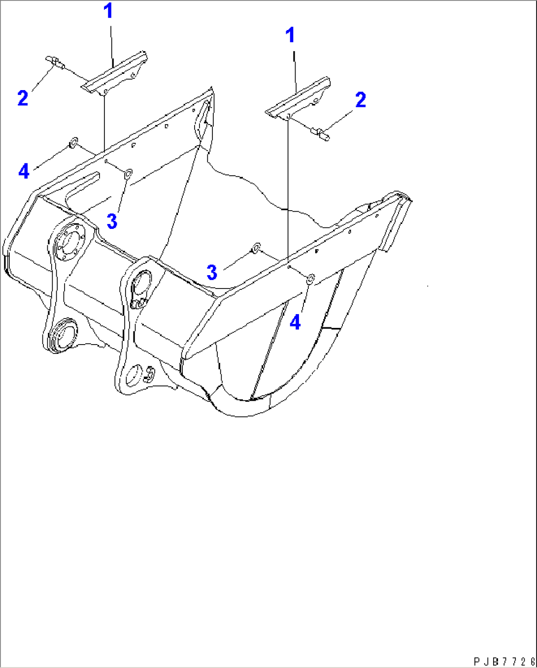 SIDE SHROUD (FOR BACKHDE BUCKET)