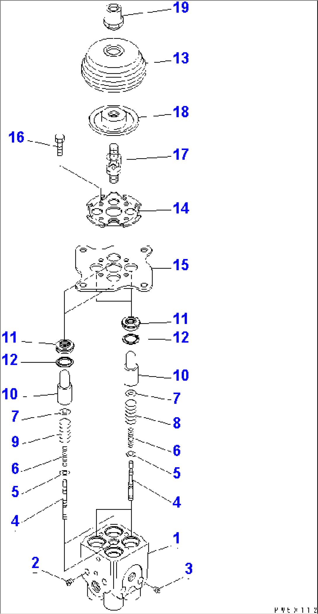 PPC VALVE (FOR WORK EQUIPMENT) (FOR USA)