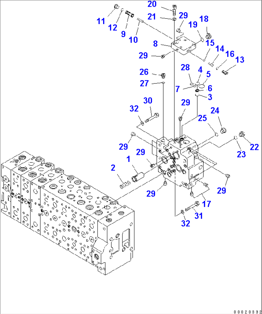 MAIN VALVE (2-ACTUATOR) (14/25)