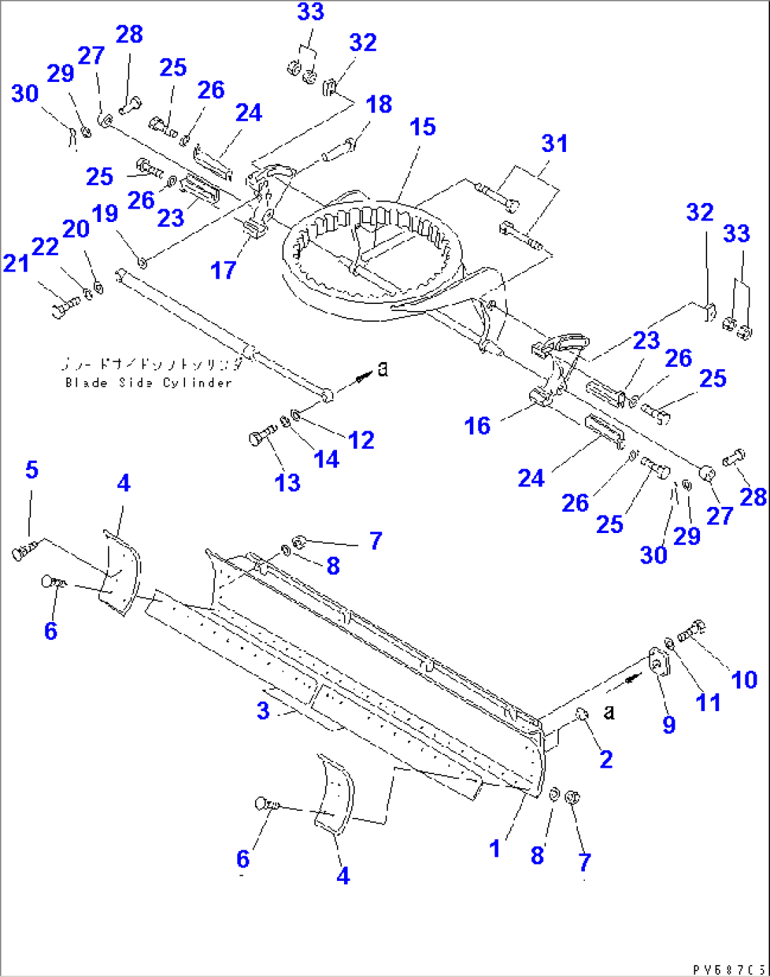 BLADE AND CIRCLE SUPPORT