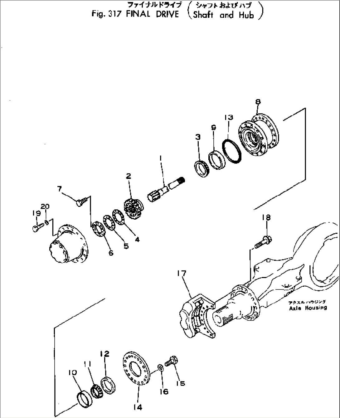 FINAL DRIVE (PLANET GEAR)(#10001-)