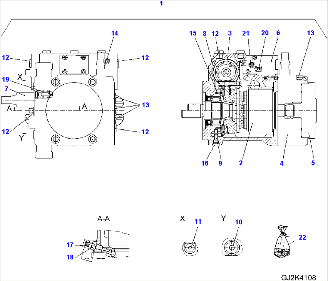 AXIAL PISTON PUMP, WITH SPEED CONTROL