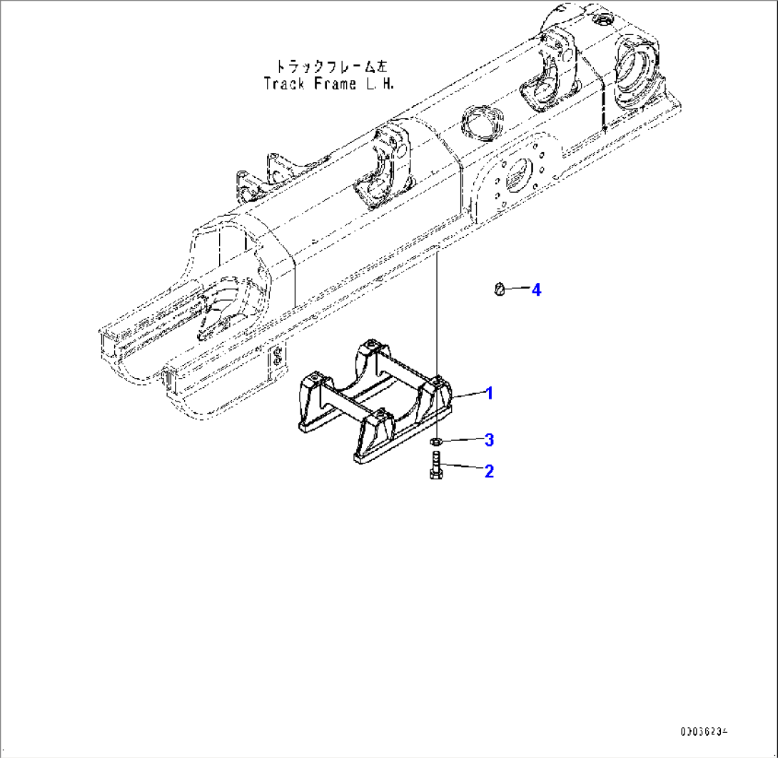 Track Frame, Track Guard (1/2) (#20003-)