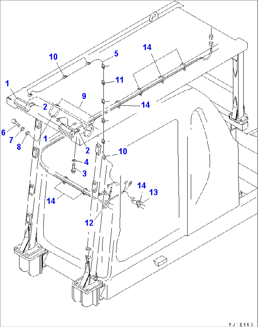 ADDITIONAL WORK LAMP (WITH F.O.P.S.)(#30648-)