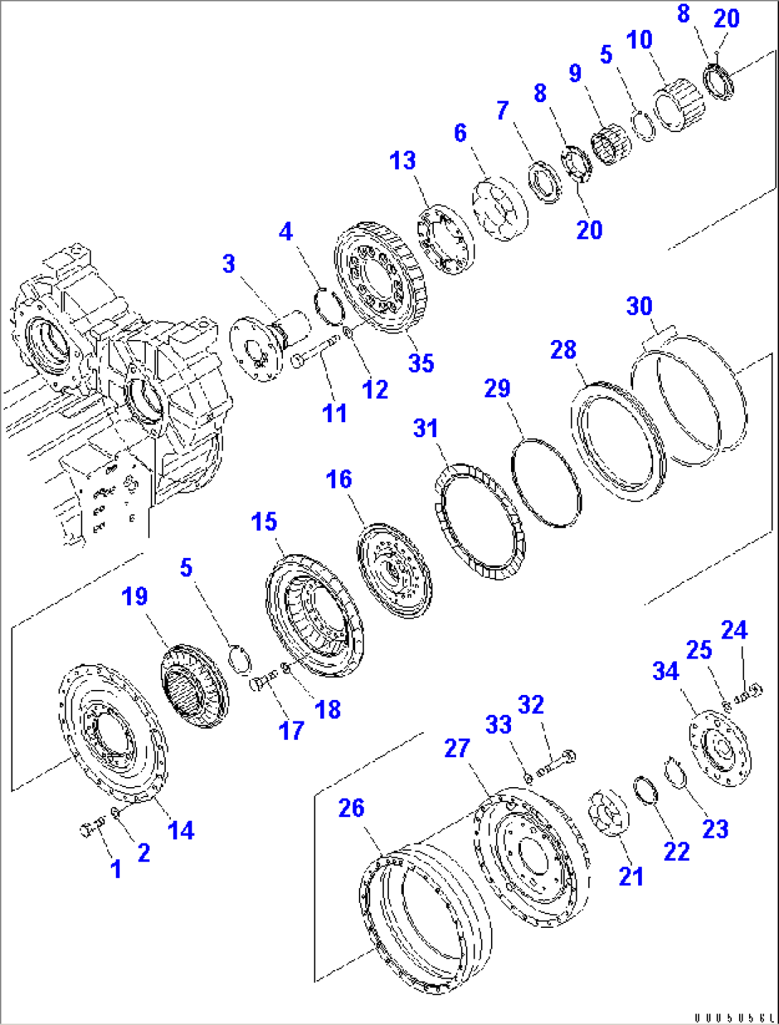 TORQUE CONVERTER (WITH LOCK-UP)(#85001-)