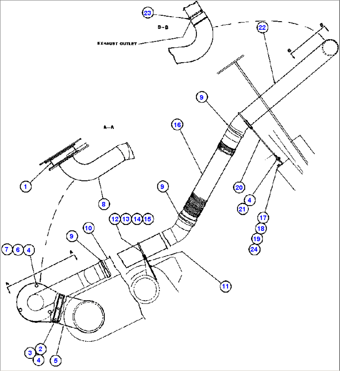 PIVOT EXHAUST INSTALLATION