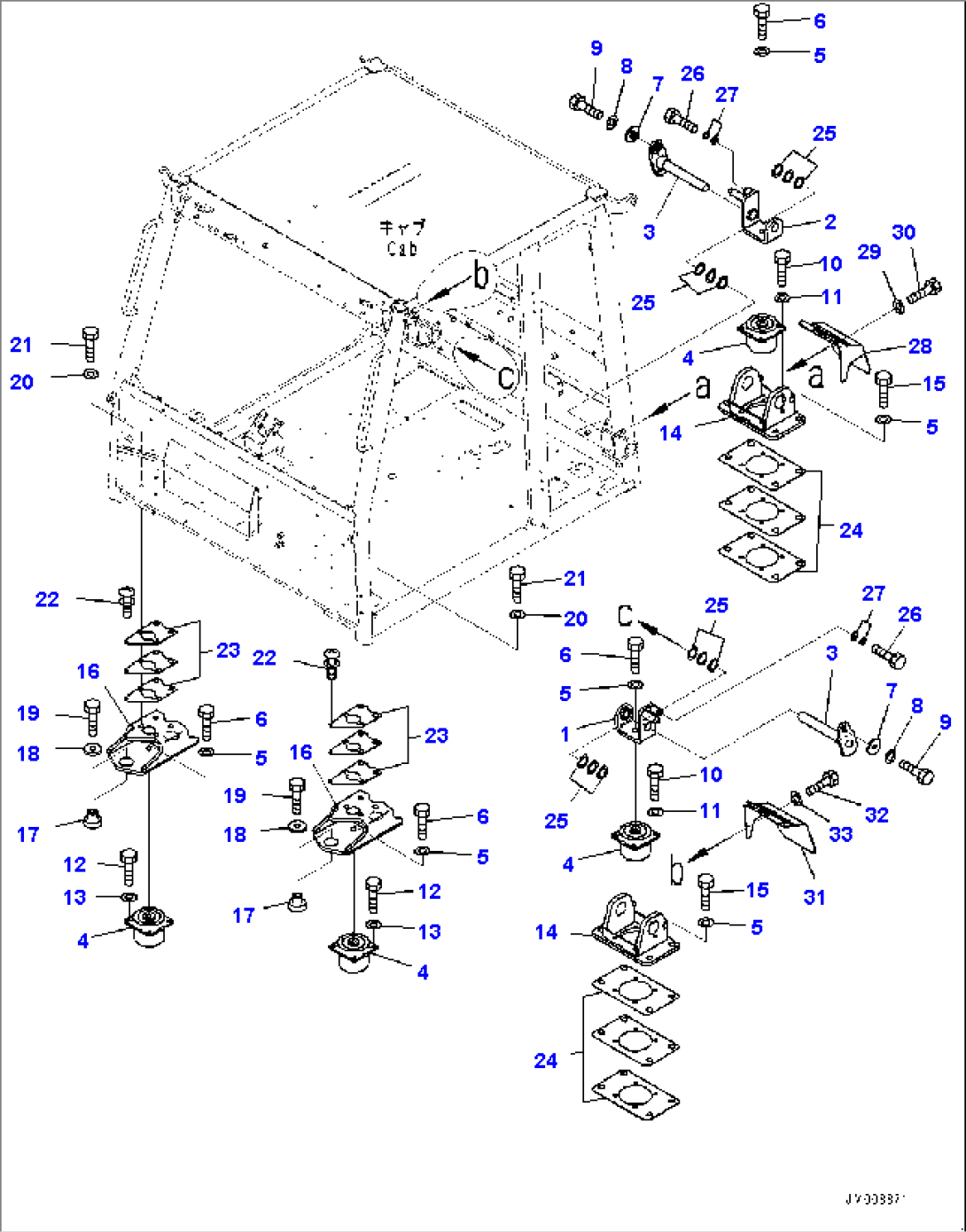 Cab Mounting, (#5155-)