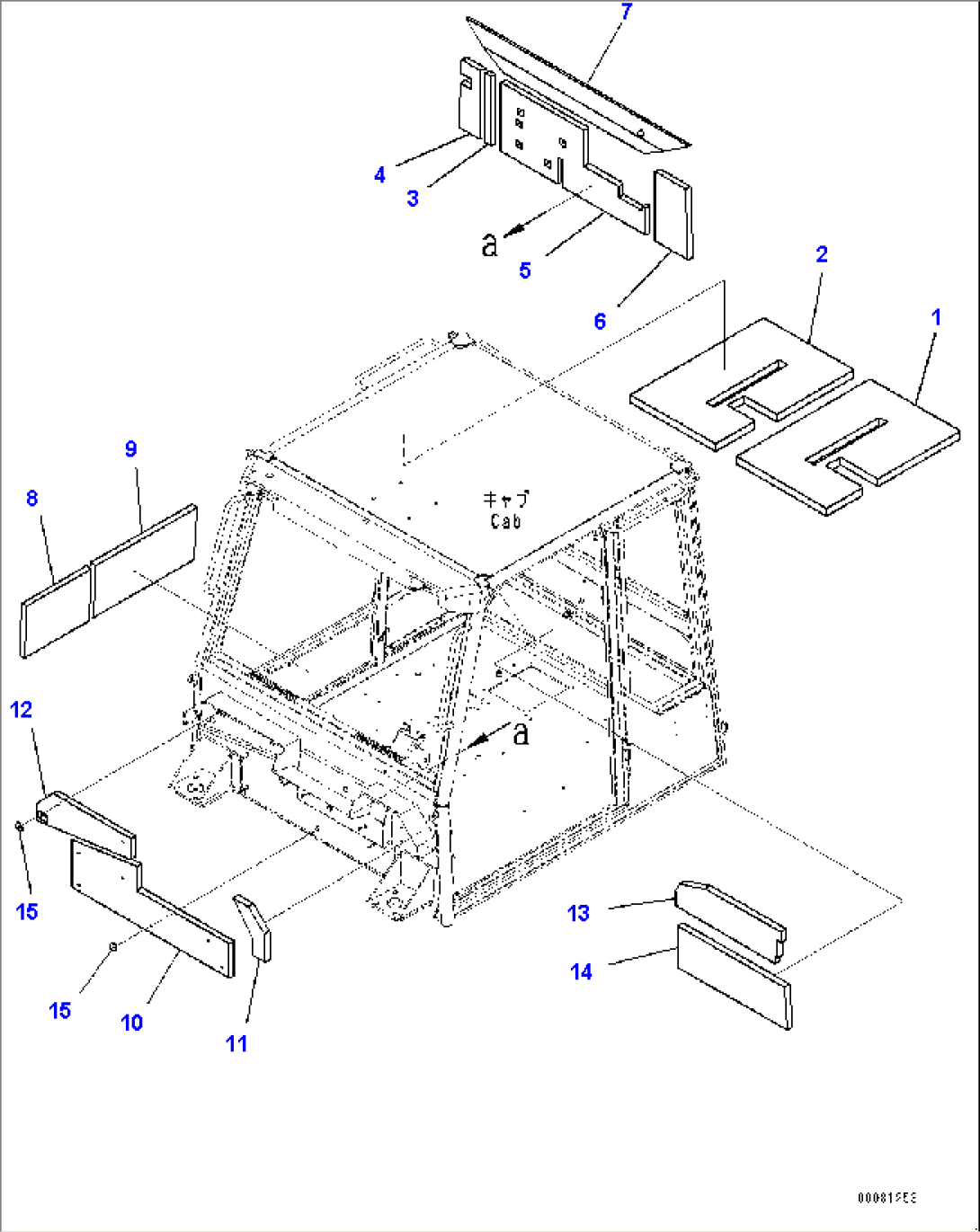 Cab, Sheet (#2993-)