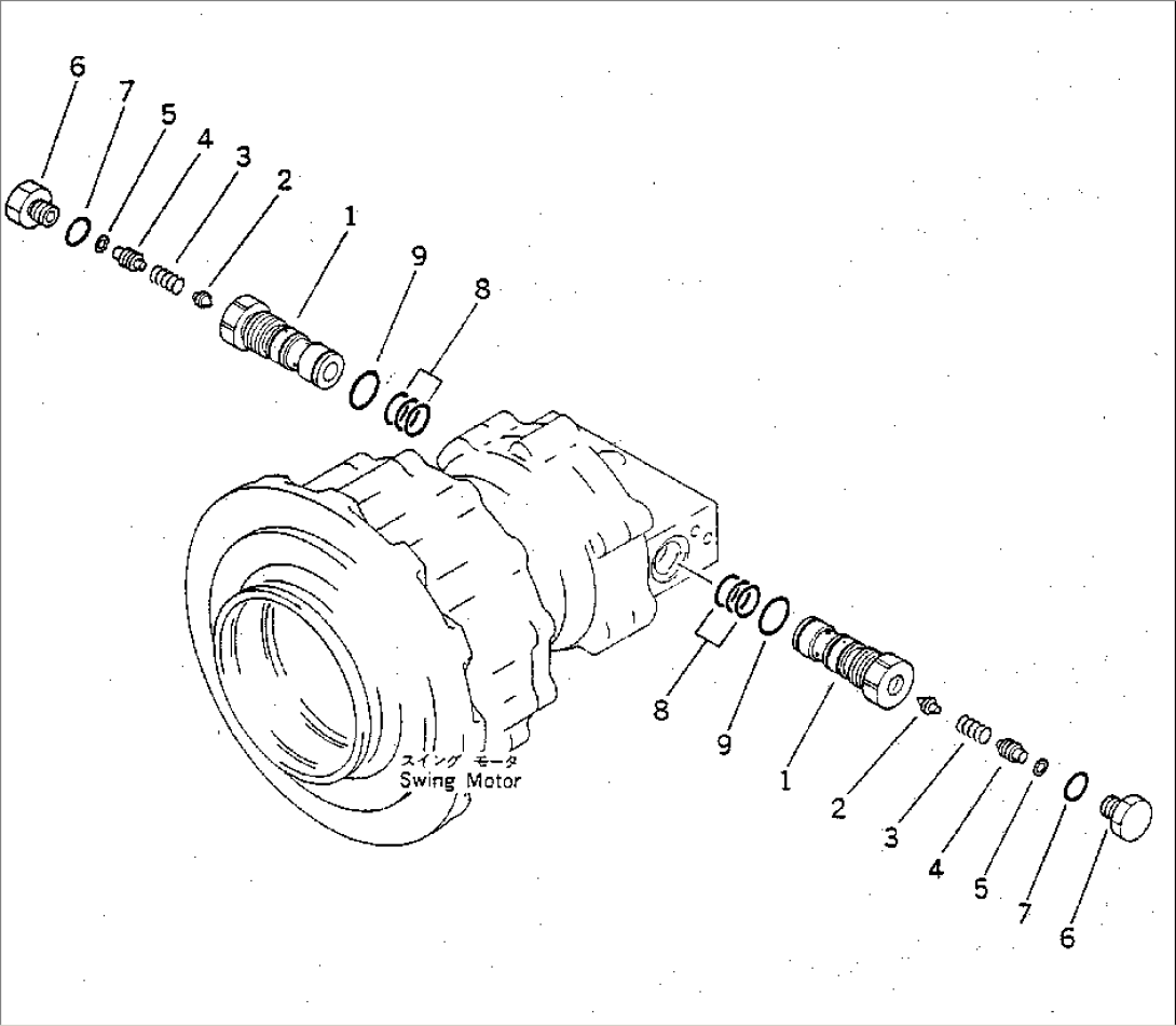 SWING MOTOR BRAKE VALVE