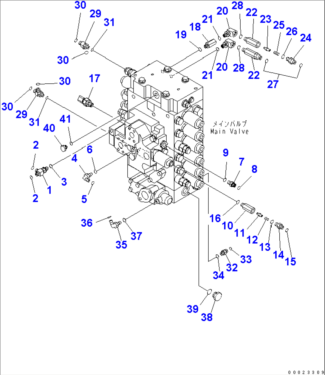 MAIN VALVE (CONNECTING PARTS)