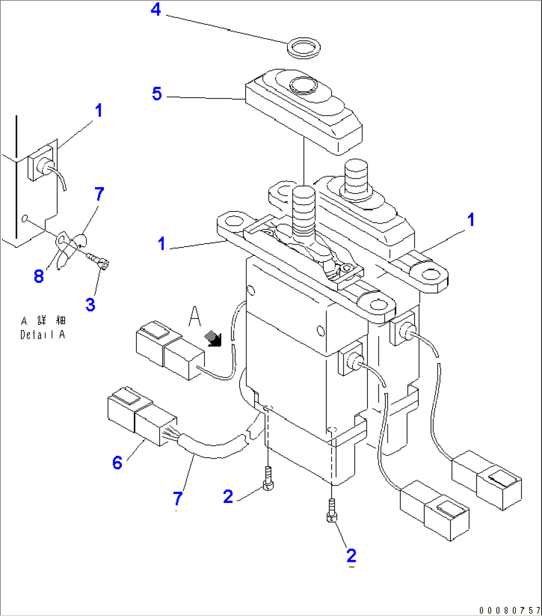 ELECTRIC LEVER(#80017-)