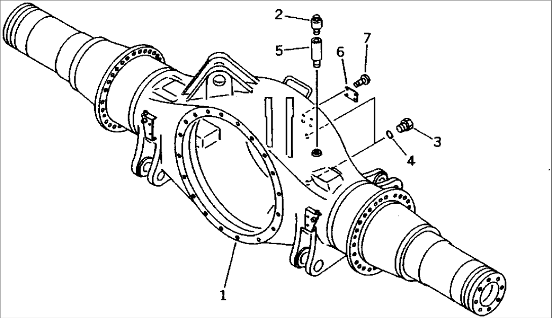 REAR AXLE HOUSING