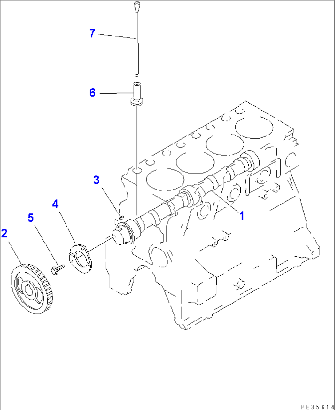 CAMSHAFT AND TAPPET