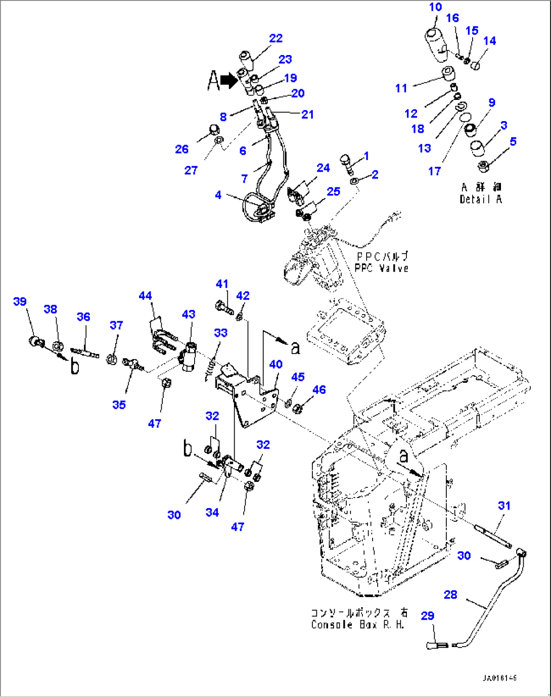 Loader Control Unit, Lever (#75042-)