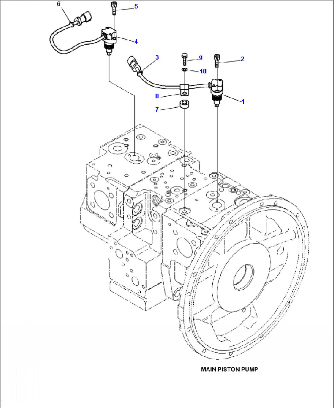 H0210-002012 MAIN PISTON PUMP INNER PARTS (12/12)