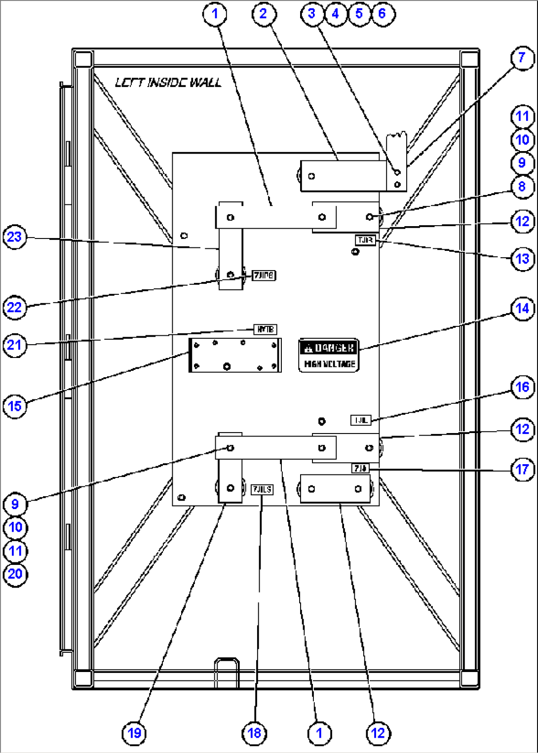 CONTROL CABINET - L.H. SIDE