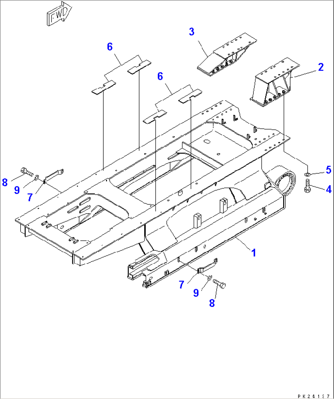 TRACK FRAME(#1002-1200)