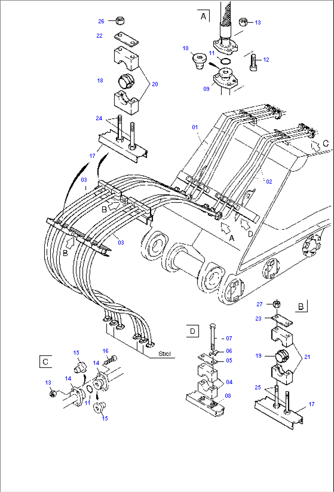 Conversion Kit BullclamBucket Boom