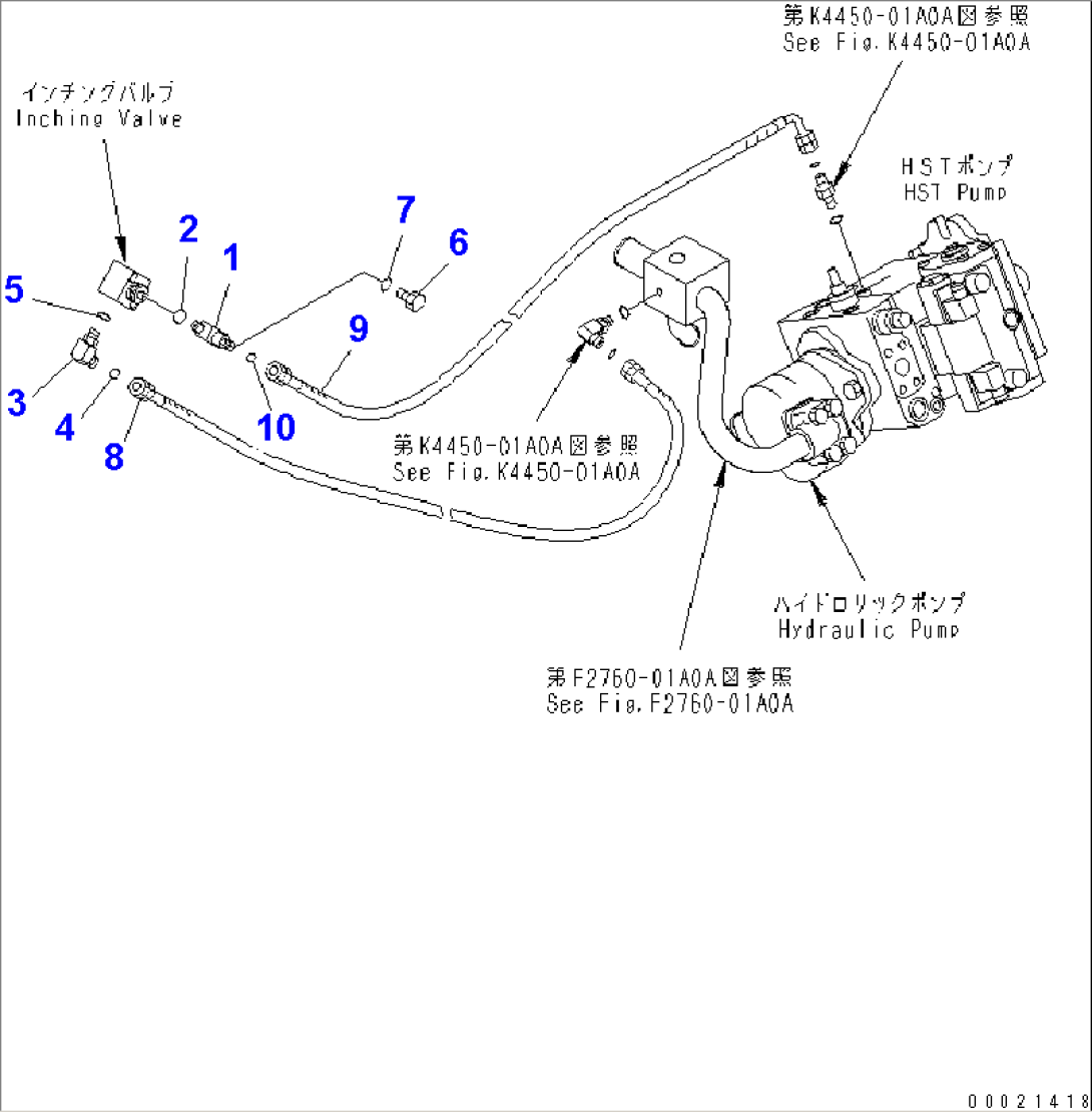 HST CONTROL LINE(#11501-)