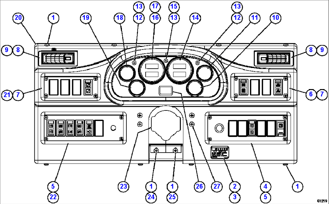 INSTRUMENT PANEL ASSEMBLY (EM4322)