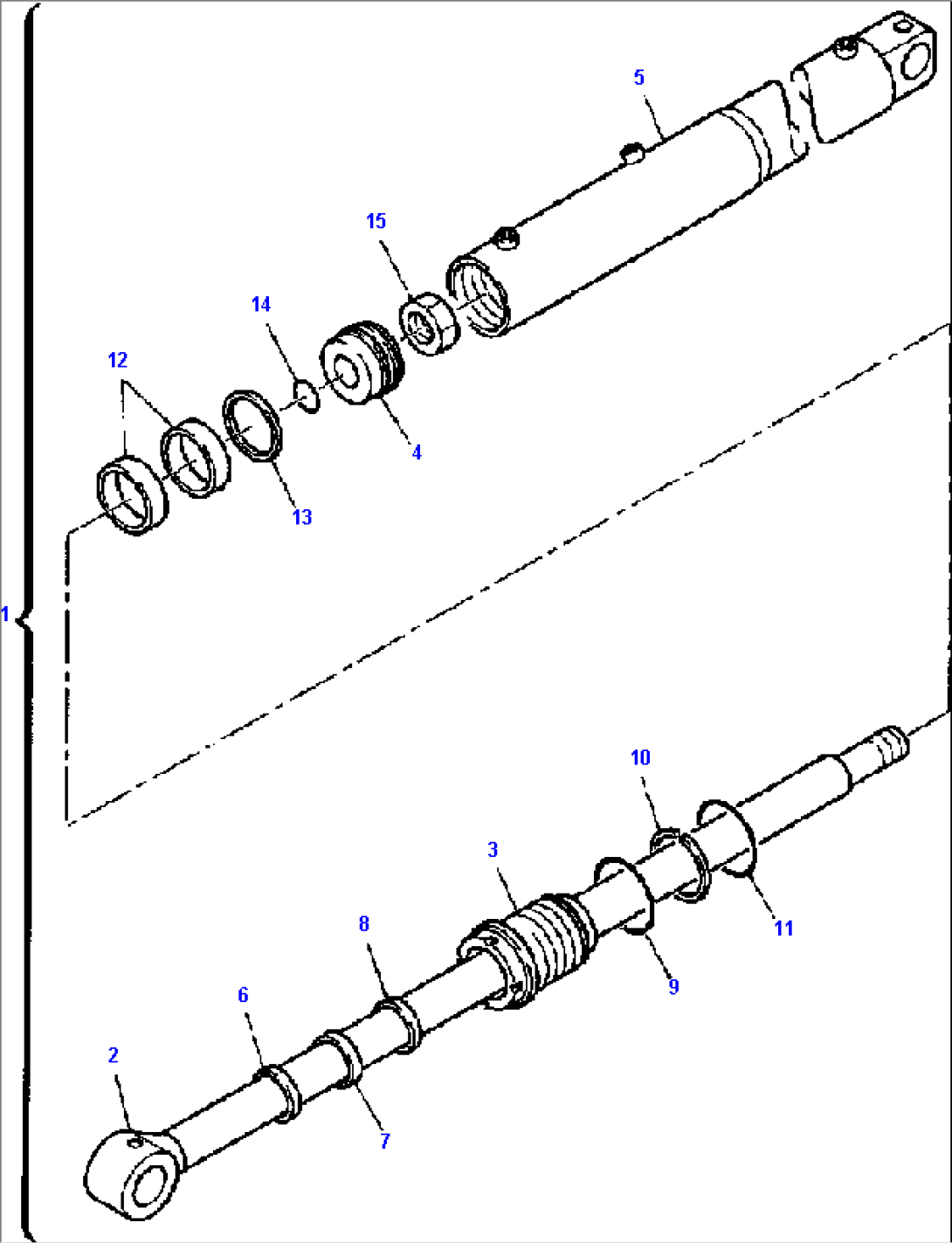 FIG. H7350-01A0 JIG ARM CYLINDER