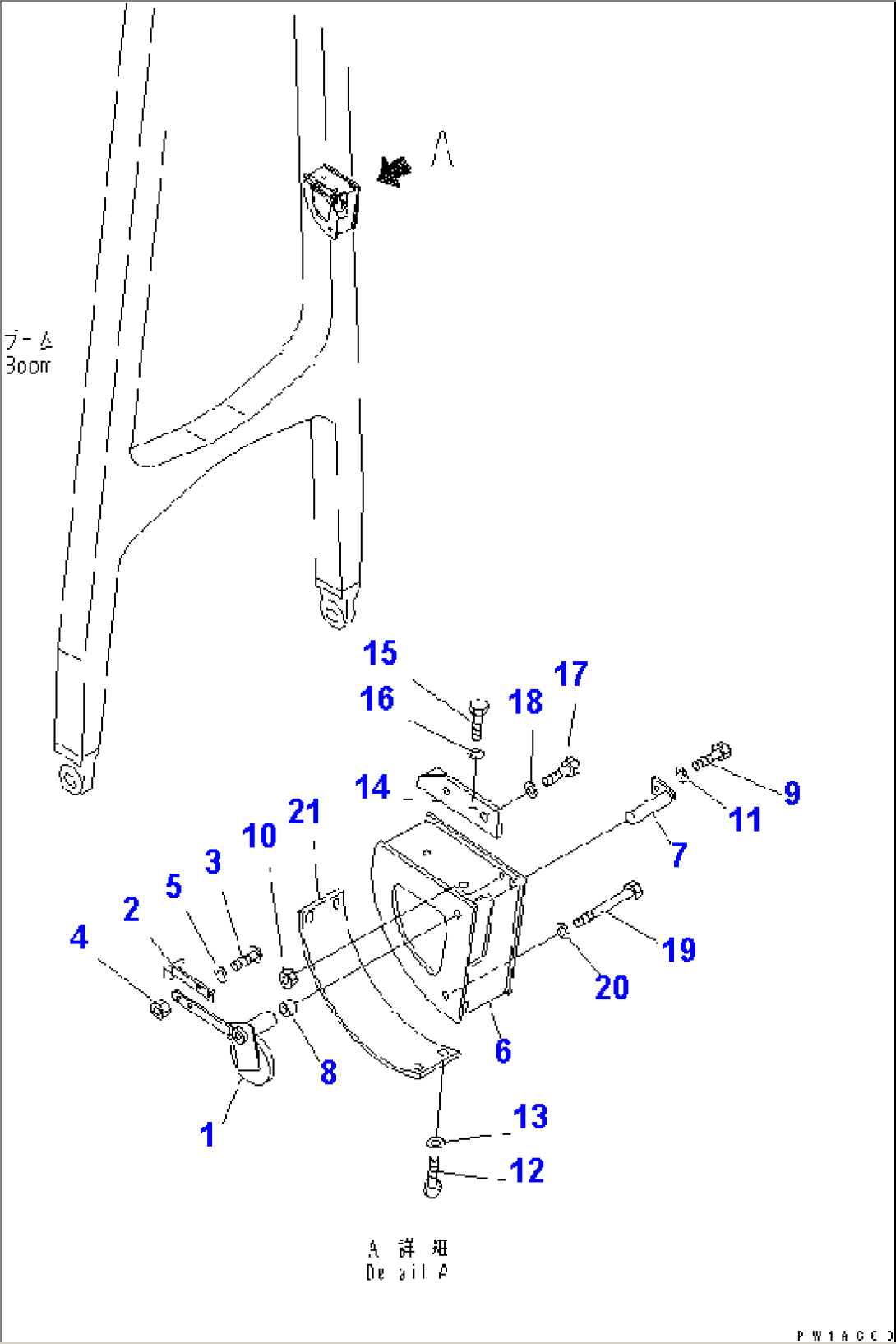 ANGLE GAUGE (6.2M) (WITH WINCH SAFETY DEVICE)(#37613-)