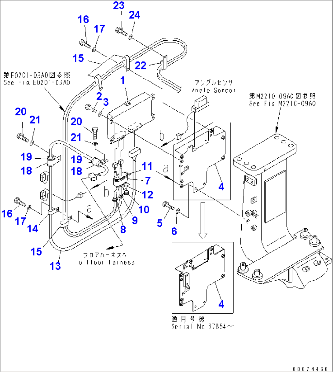 KOMTRAX WIRING (FOR EXCEPT JAPAN)