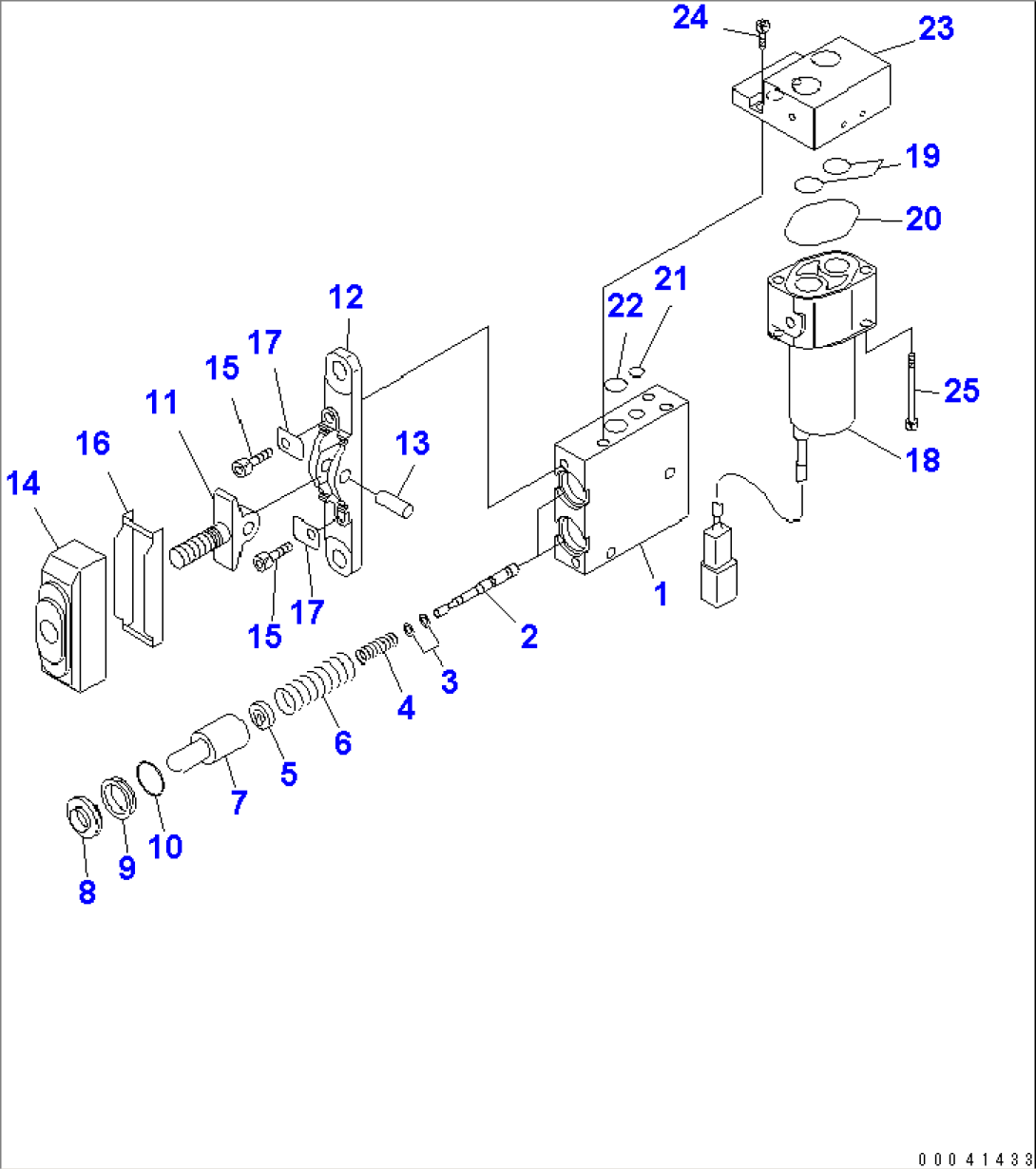 PPC VALVE (FOR 1-ATTACHMENT)(#80001-)