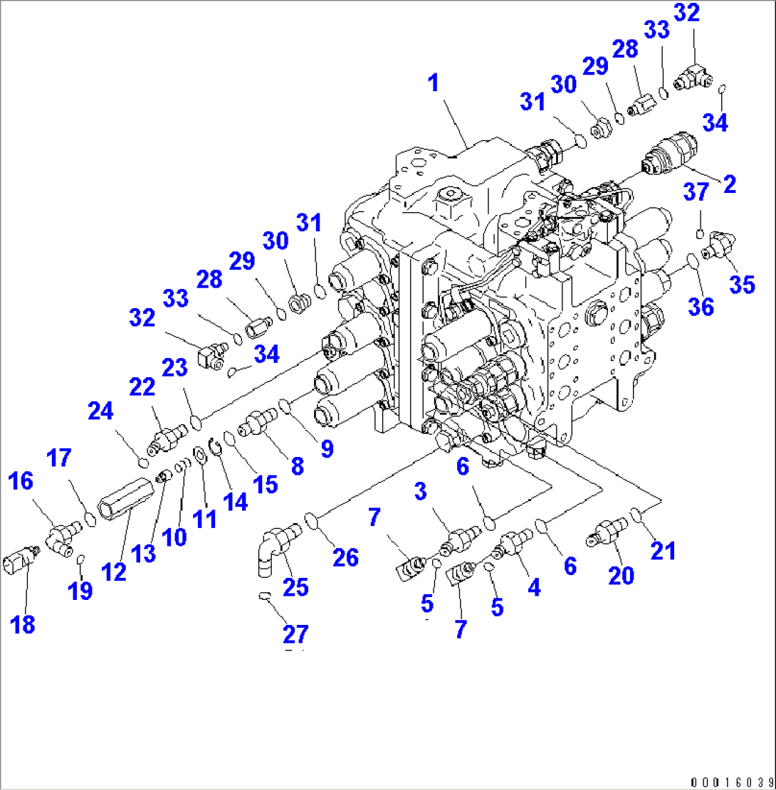 MAIN VALVE (1 ACTUATOR) (FOR BRAKER) (1/2)