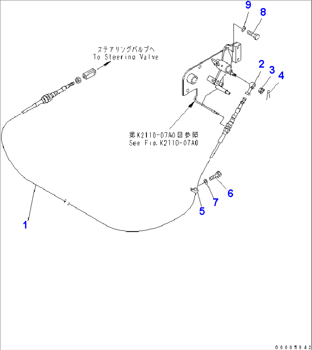 FLOOR FRAME (PARKING BRAKE CABLE)