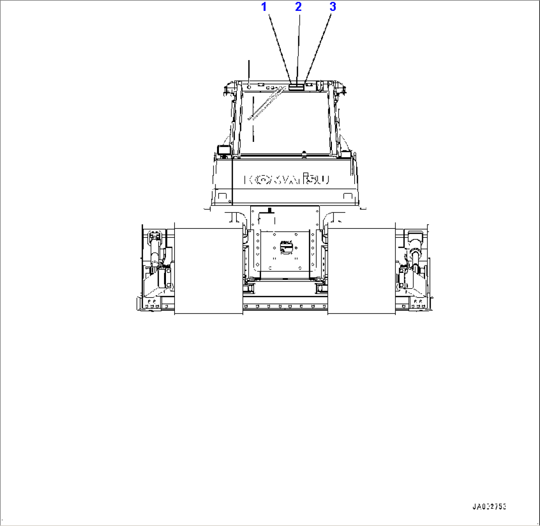 ROPS/FOPS Plate (#80001-)