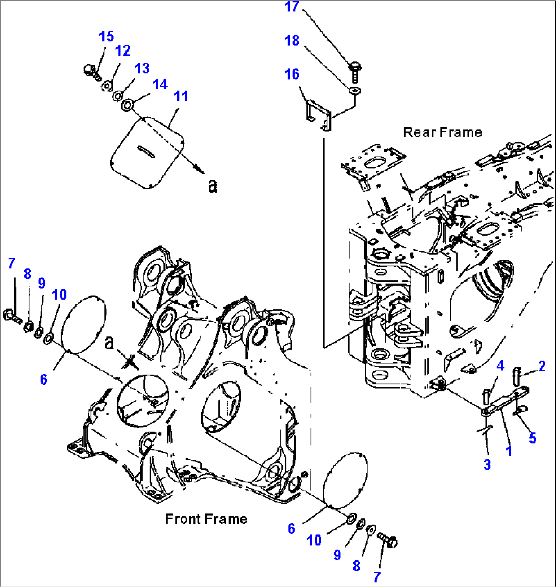 FIG. J4190-01A0 LOCK BAR AND COVER