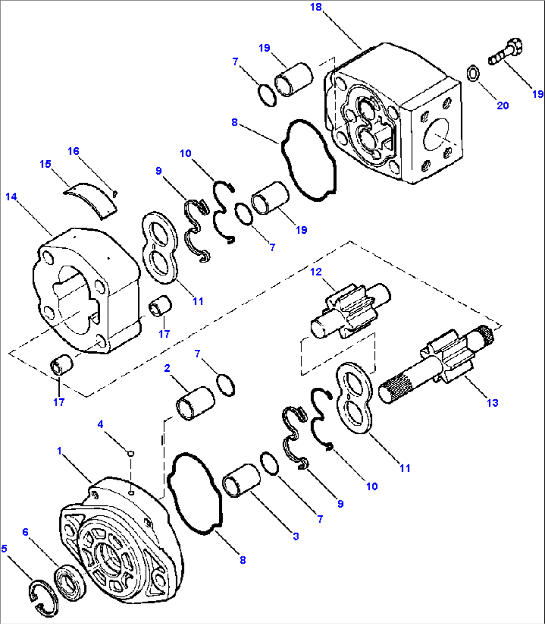 TRANSMISSION (CONTROL PUMP - DANA)