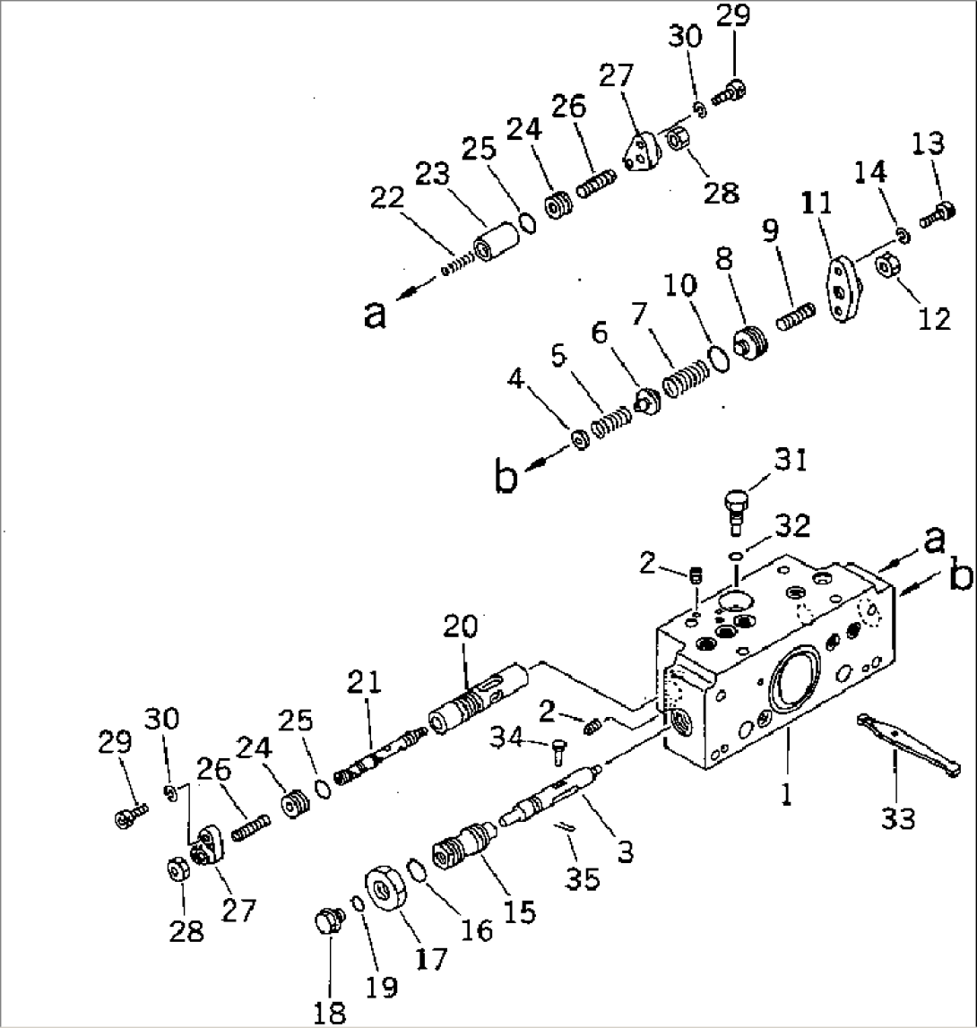 SERVO VALVE¤ FRONT (2/2) (WITH OLSS)