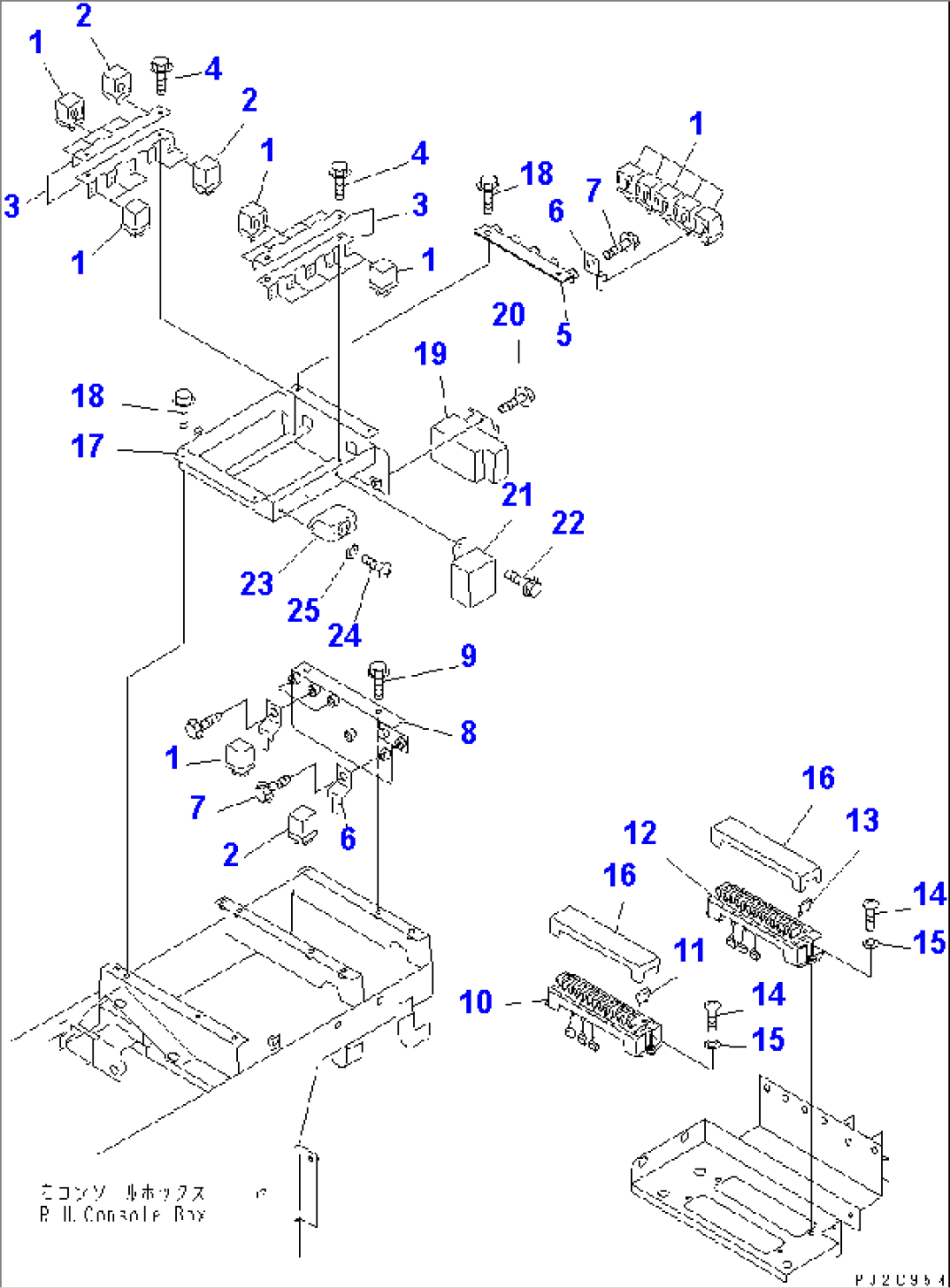 FLOOR HARNESS (RELAY AND FUSE) (WITH ADVANCED JOY STICK STEERING)(#50013-50024)