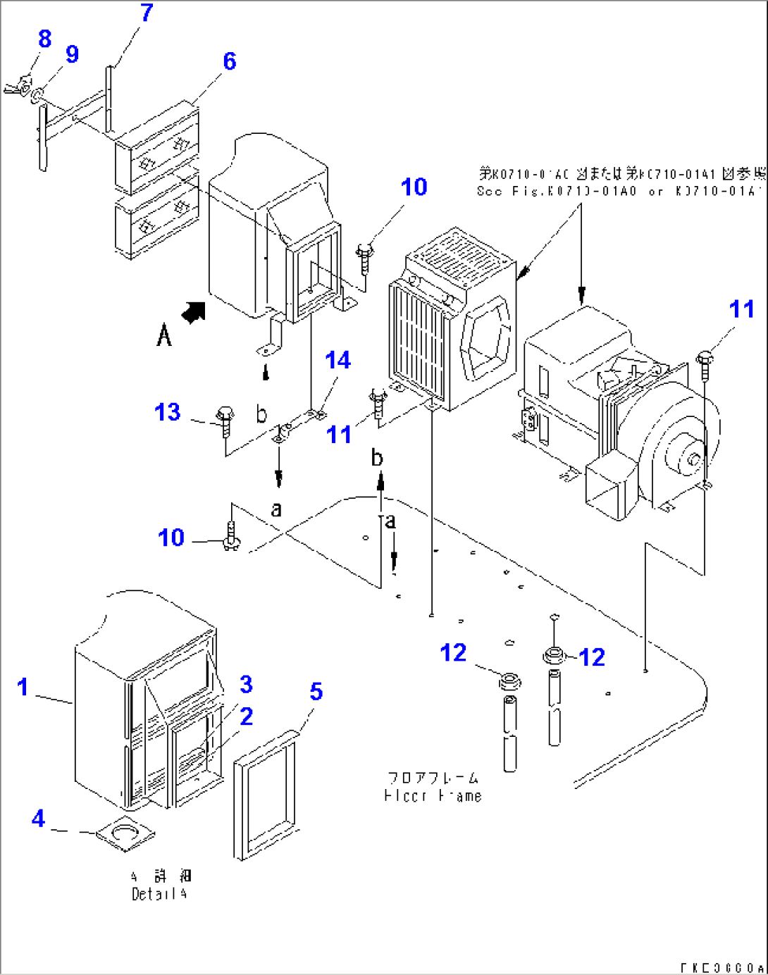 HEATER(MOUNTING AND AIR FILTER)(#54095-)