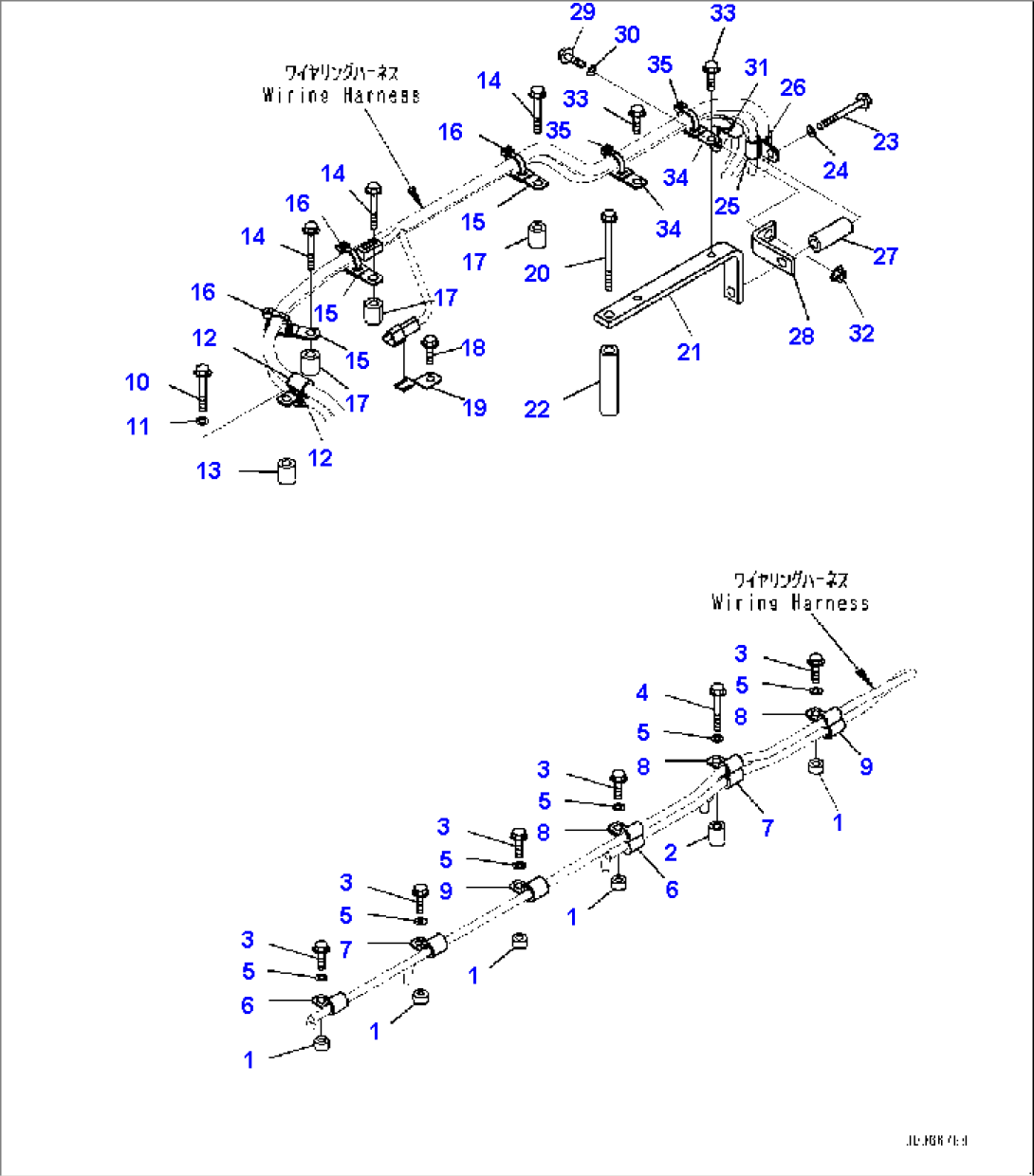 Wiring Harness, (3/4) (#630332-630334)
