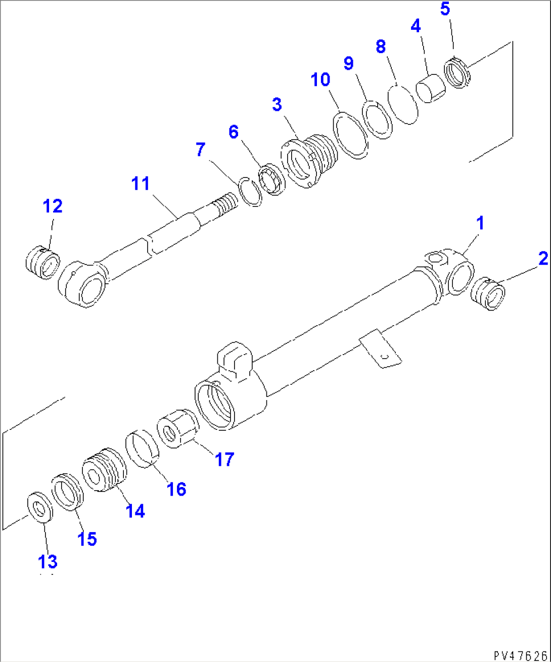 STEERING CYLINDER(#53001-55000)