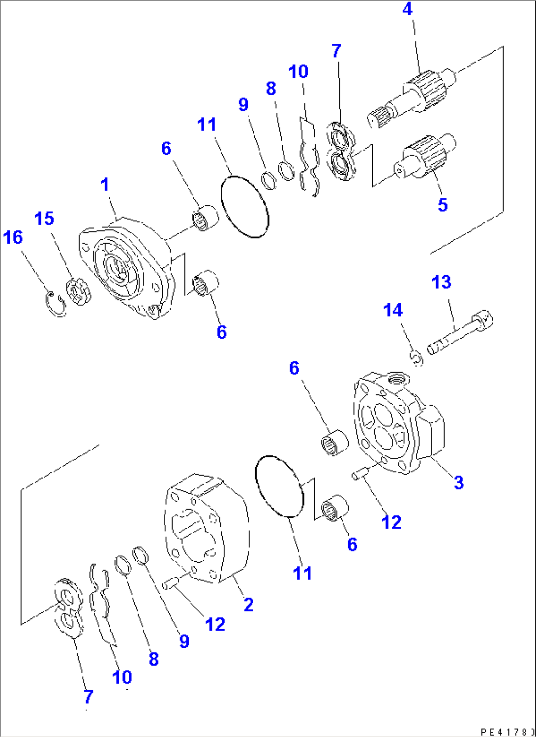 HYDRAULIC PUMP (FOR EMERGENCY STEERING)