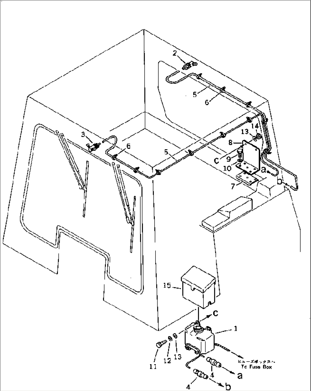 WINDOW WASHER (FOR ROPS CAB)