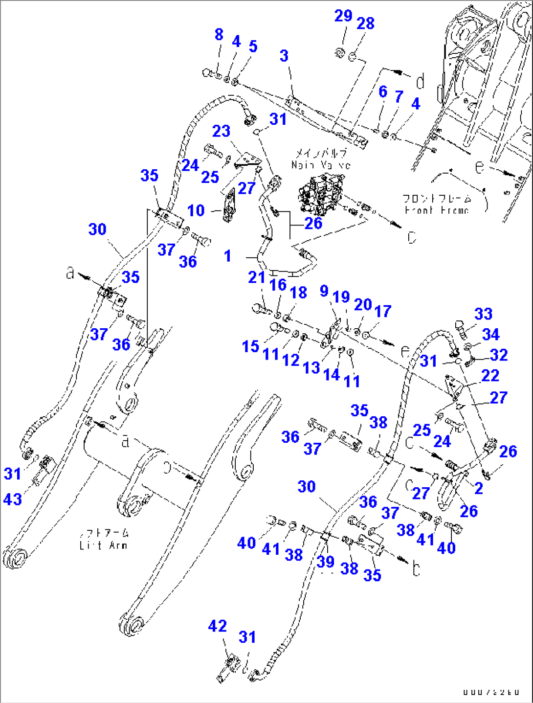 HYDRAULIC PIPING (MULTI COUPLER LINES)