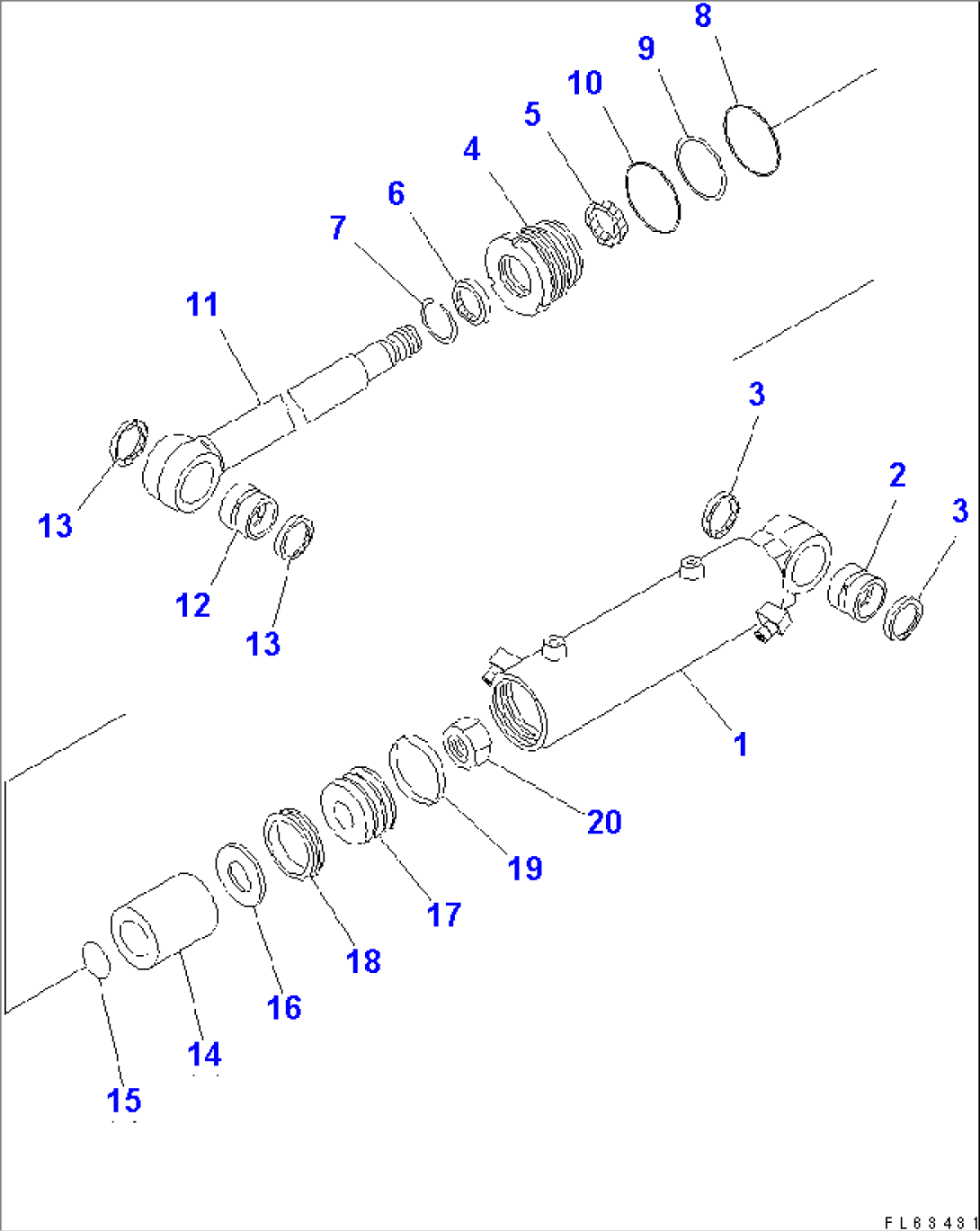 BLADE CYLINDER (INNER PARTS)