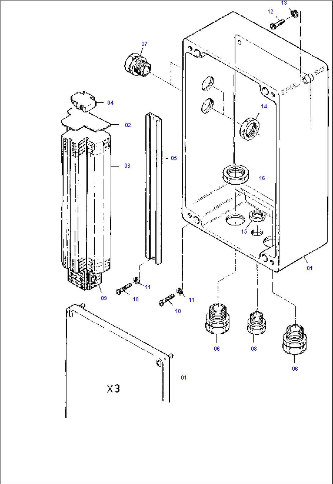 Junction Box on Oil Tank