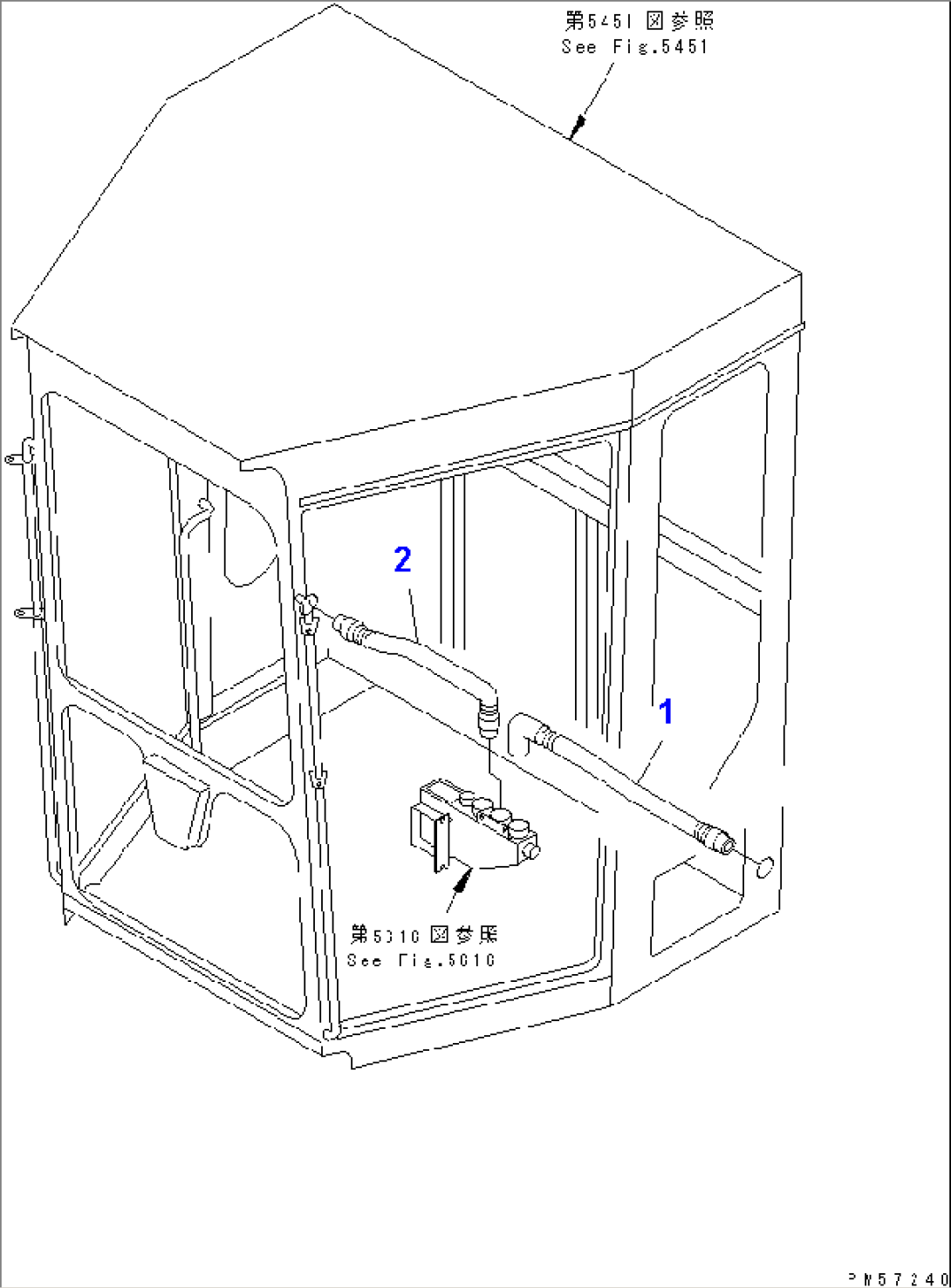 AIR CONDITIONER (6/9) (AIR PIPING¤ FRONT)(#1701-)