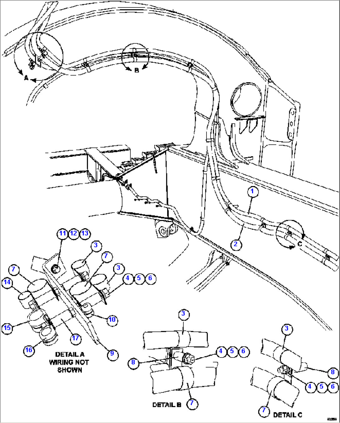 RH FRAME RAIL WIRING 2/2