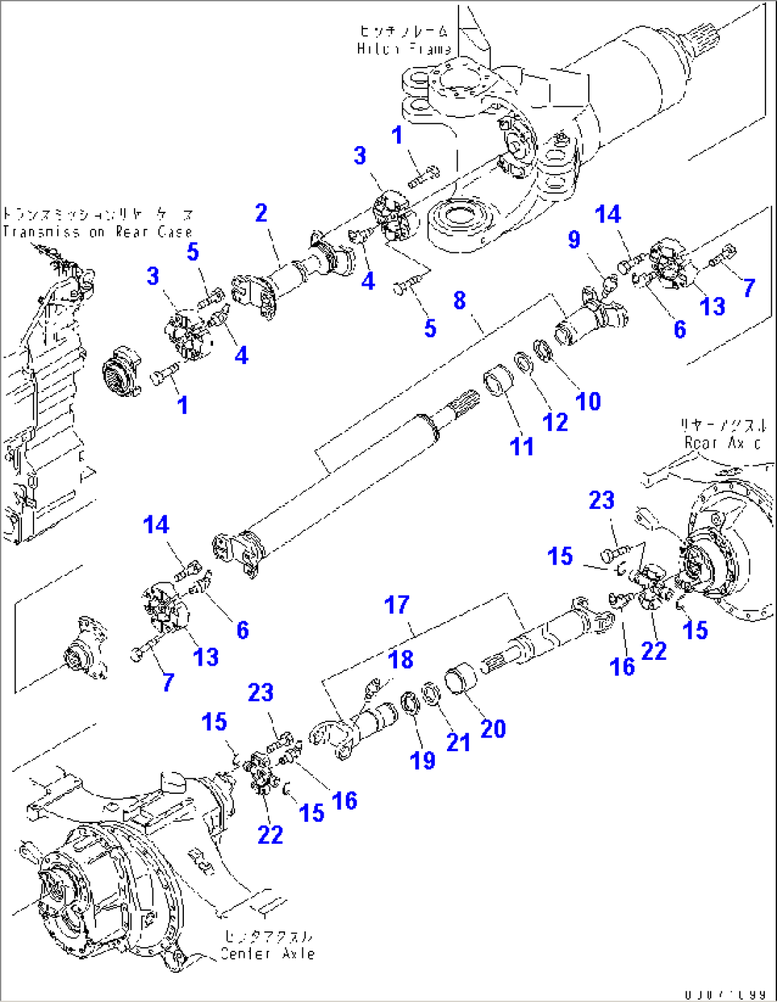 REAR DRIVE SHAFT