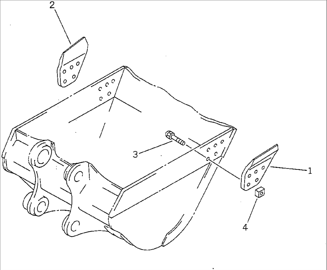 SIDE CUTTER (FOR ROCK BUCKET)